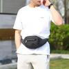 Men's Multifunctional Chest Bag with Adjustable Strap Outdoor Waist Bag for Shopping Camping Walking