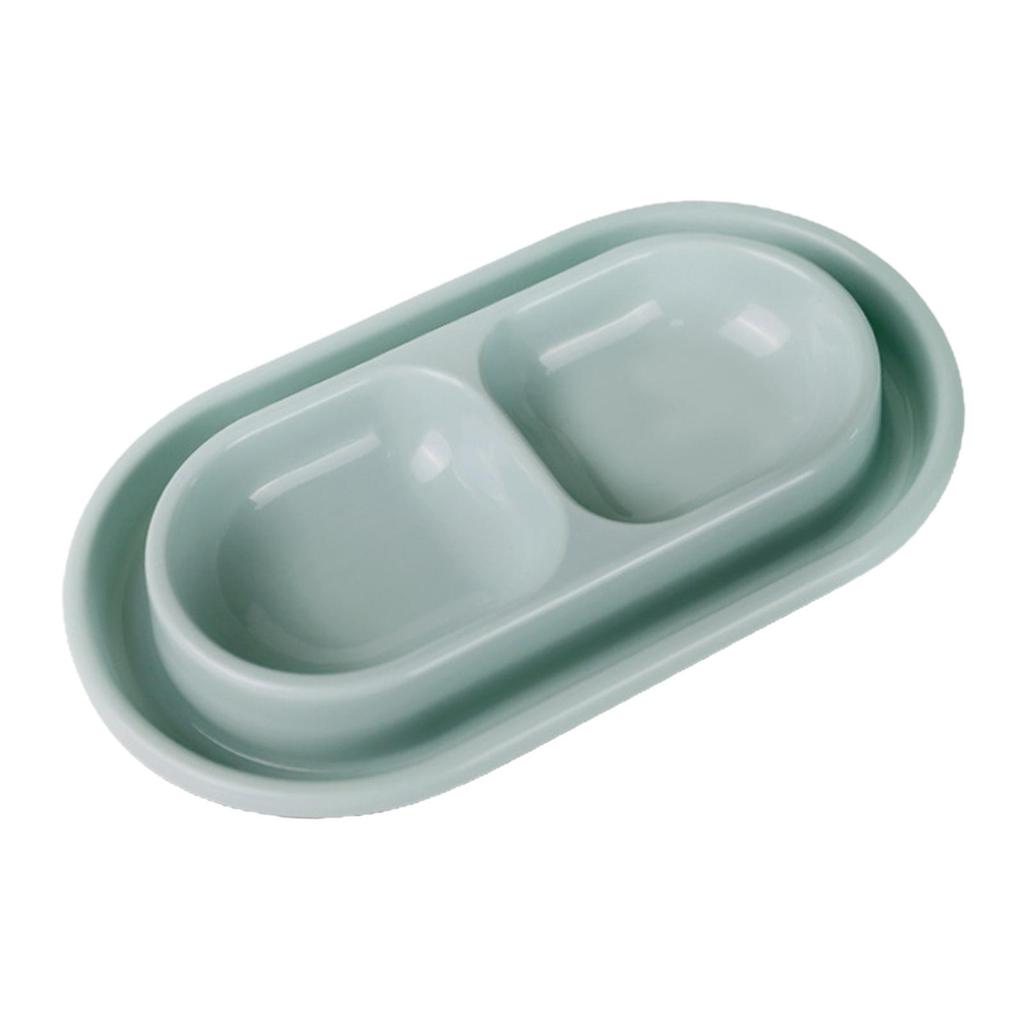 Cat Bowls for Food and Water Outdoor AntiSlip Cat Food and Water Feeder