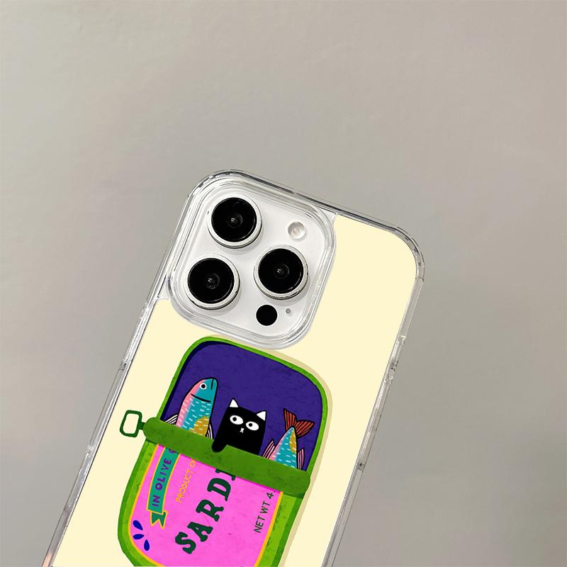 Sardine Tin Magnetic Case for Samsung Galaxy S26 Ultra S25 Edge S24 Plus S23 FE A57 A56 A55 A54 A36 A35 A17 A16 A15 A07 Cover