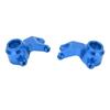 2pcs RC Steering Block RC Aluminum Alloy Steering Cup for ARRMA Senton Series 110 RC CarBlue