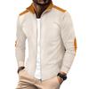 2024 Fall Men's Casual Long Sleeve Youth Men's Wrist Embroidered Lapel Collar Zipper Casual Jacket for Men