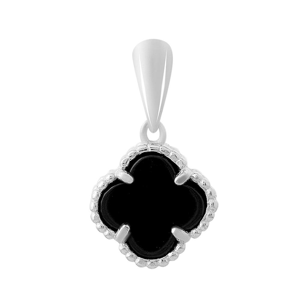 Silver Pendant with Onyx (2175780)