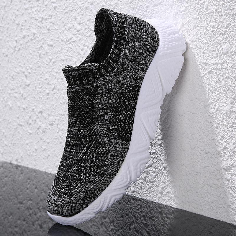 Fashion Men Vulcanize Shoes Mesh Men Shoes Lightweight Comfortable Men's Sneakers 2025 Autumn Fashion Slip On Flats Shoes Male Loafers
