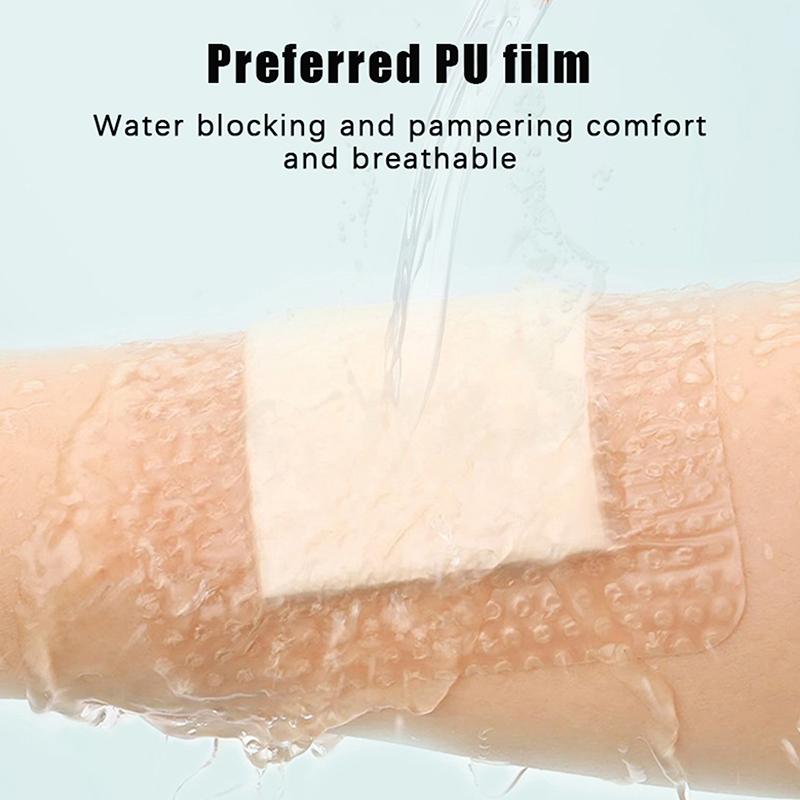 1 Pcs Foam Silicone Dressing With Border Adhesive Sterilized Waterproof Wound Dressing Plaster Bandage Home Travel First Aid