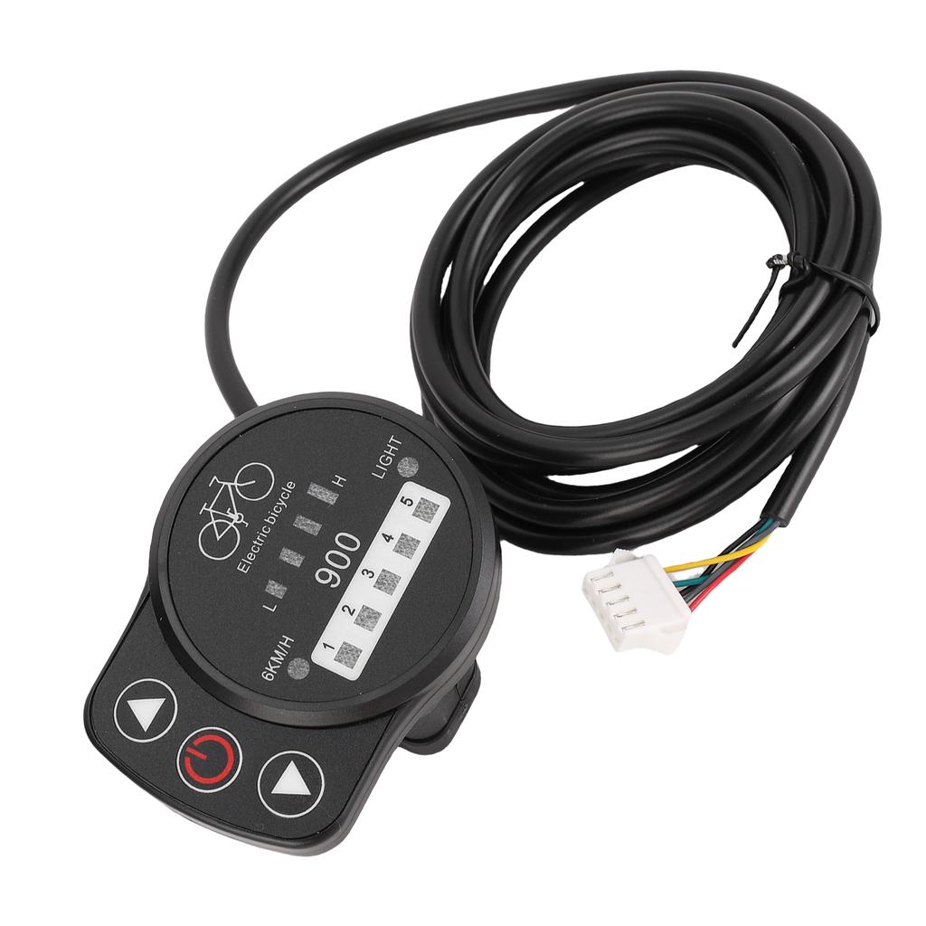 Electric Scooter Display Control Panel 24V 36V 48V KT LED900 Bike LED Display Meter with SM Connector