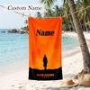 Blade Runner Custom Name Printed Beach Towel Personalized Soft Towel For Swimming Beach Travel