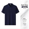 Silvadur Antibacterial Turn-Down Collar Polo Shirt with Custom Logo - Ice Silk Workwear Embroidered Tee