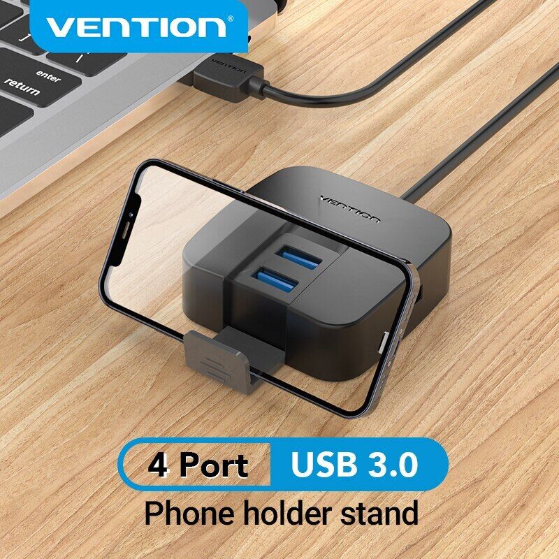 

Vention USB Hub 4 Port for Laptop USB Flash Drive Mouse Keyboard Xiaomi Adapter