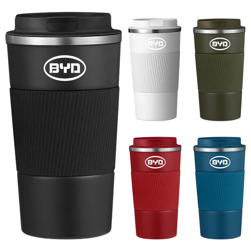 BMD1 500ML Thermal Mug Double Wall 304 Stainless Steel Coffee Cup Tea Vacuum For BYD F3 I3 F0 F6 S6 S8 E5 E6 G3 G6 L3 S7 M6 Tang