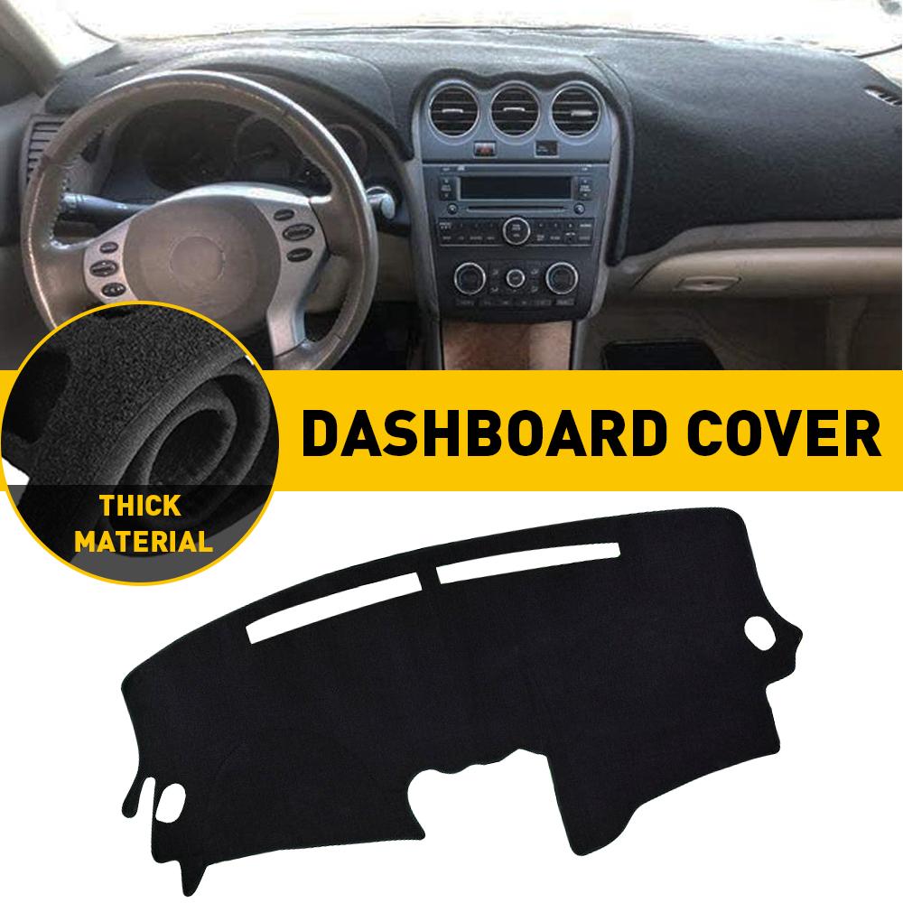 

1Pcs Car Dashboard Cover for Nissan Altima 2007-2012 Avoid Light Pad Instrument Platform Cover Mat ONLY FOR Left HAND DRIVE MODE чёрный