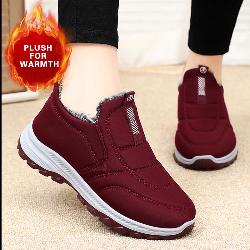 

Зимние мужские ботинки для снега, нескользящие, плюшевые, меховые, толстые, хлопковые, мужские, женские, парные, кроссовки, теплые ботинки для походов на открытом воздухе 44