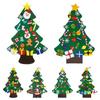 Diy Kids Felt Christmas Tree Ornaments Xmas New Year Gifts Wall Decor Hanging