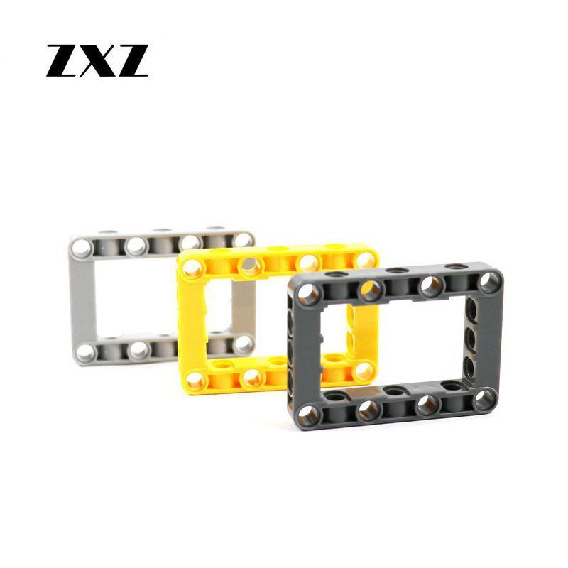 50 Pieces Square Huller Hole 5 x 7 64179 Technical Parts Beam 5 x 7 Open Center Thick MOC Toys for Children