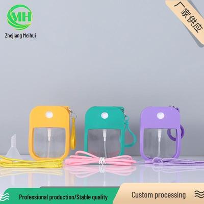 Card Spray Bottle with Silicone Sleeve - 30ml/38ml Hand Sanitizer Dispenser