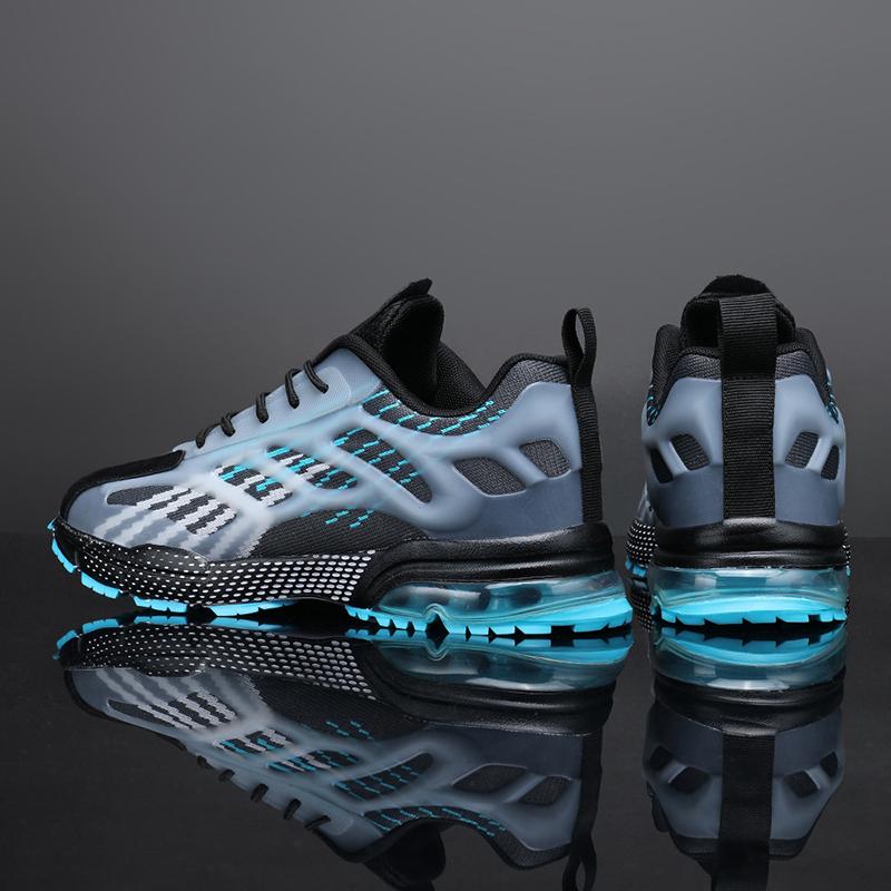 New Youth Running Shoes Air Cushion Cushioned Anti-slip Tidal Shoes Ultra-light Students Net Surface Breathable Sports Shoes