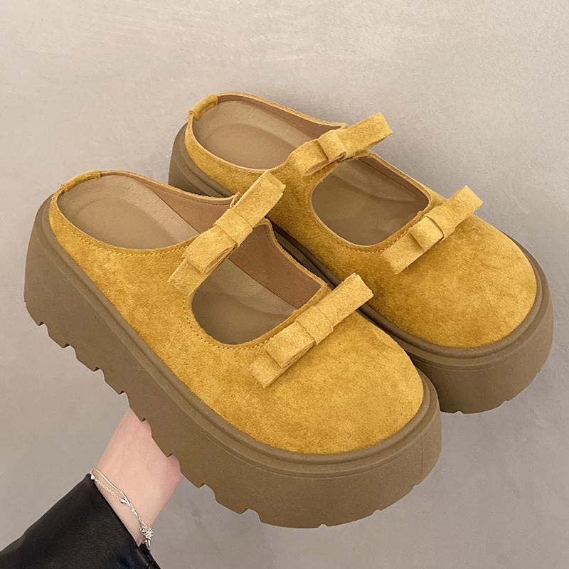 

Fashion Flats Women Slippers Platform Slingback Shoes Spring Dress Woman Sandals 2025 Fashion Casual Shoes Walking Cozy Zapatos De Mujer 39 жёлтый