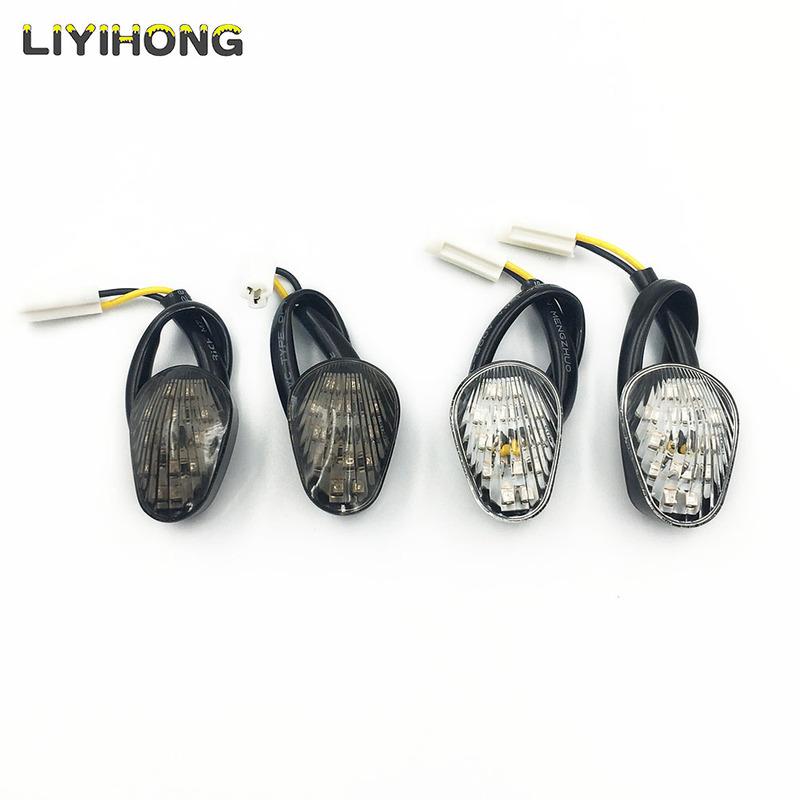 Motorcycle Turn Signals LED Indicator Flashing Lights Bulb Flush Mount for Yamaha YZF R1 2002-2008 for Yamaha YZF R6 2003-2008