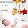 Infant Stroller Toy,Baby Car Seat Toys for Infant Bed Stroller Suitable Pram Crib Plush for Kids Spiral Activity Toy with Rattles and BB Squeaker