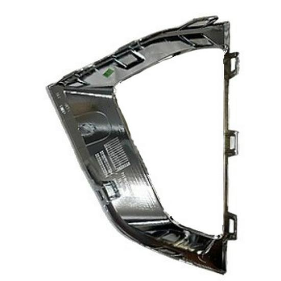 Chrome and Bright Black Fog Light Frame Trim for BMW 5 Series G30 (51119463481, 51119463482)