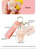 Cute Pig Keychain for Women: Couple Backpack Pendant & Electric Car Charm