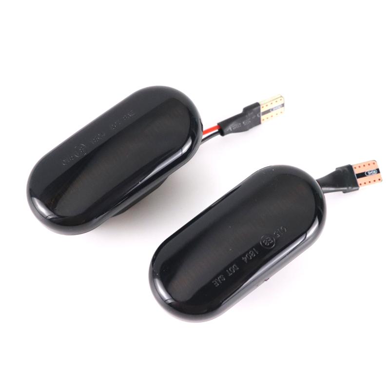 1 Pair Blinker Signal Lamp LED Car Dynamic Side Marker Turn Signal Light For Nissan Qashqai Navara Micra 350Z Note