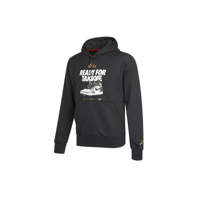 Men s Air Jordan Shoes Alphabet Printing Basketball Sports Fleece Lined Black DO9152-010 L