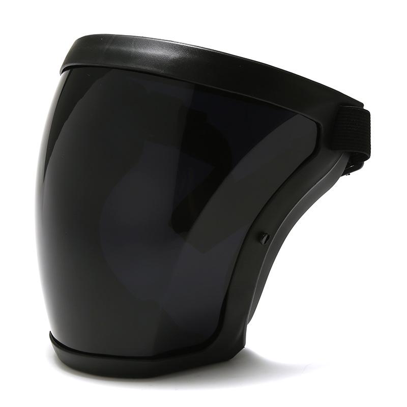 High-Definition Transparent Protective Face Shield - Anti-Droplet, Dustproof, Protective Riding Goggles.