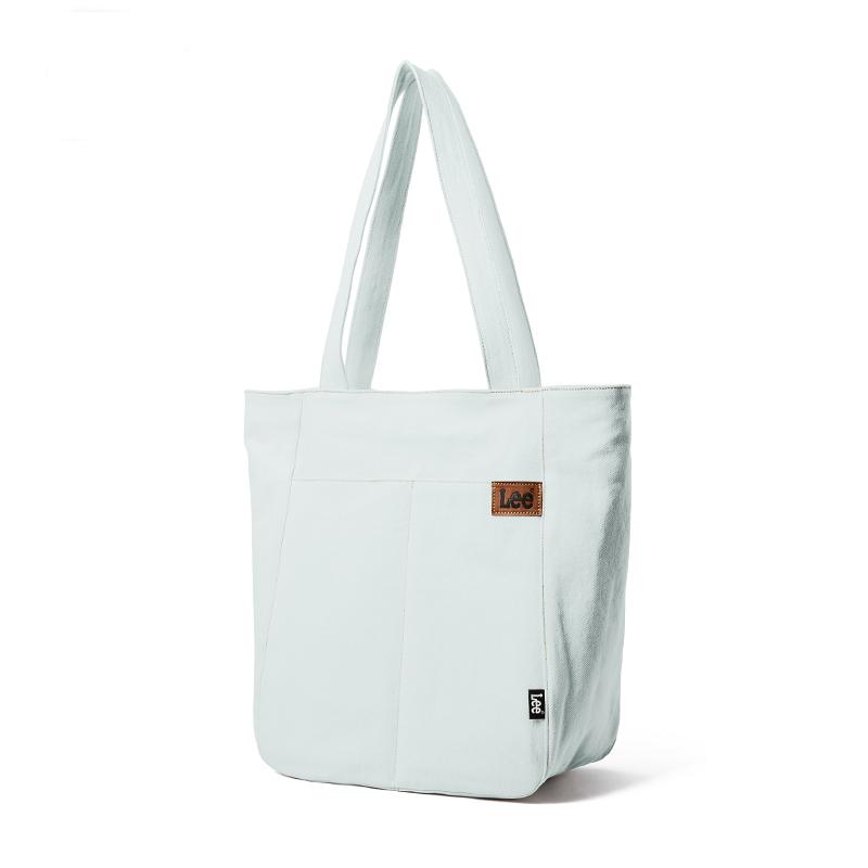 Lee Simple Casual Underarm Bag Large Capacity Tote Bag Denim Commuter Tote Shoulder Bag Unisex Couple Unisex tote Black Denim-Blue Khaki LE230069M