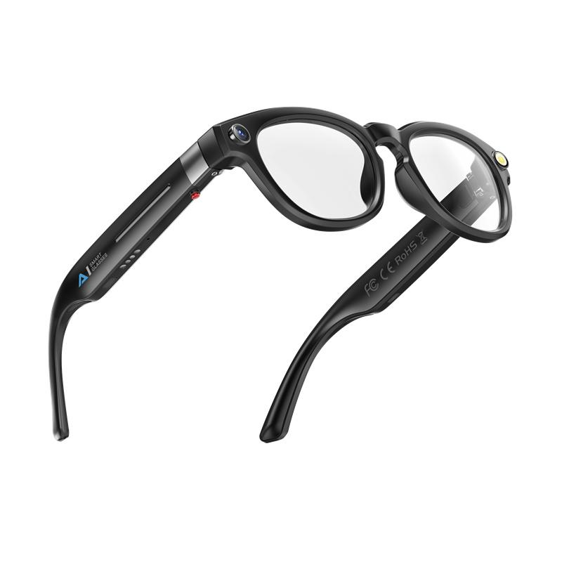 Smart Glasses Q8 4K 800w Pixel Camera Bluetooth HD Video Voice Recording Translation ANC Headset 290mAh Battery Men Glasses