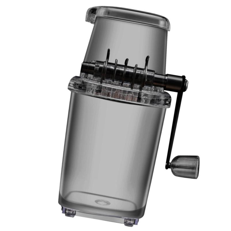 

Ручная дробилка для льда Машина для приготовления снежных конусов Обеденная кухня Блендер Вечеринка Кемпинг Пикник Холодные напитки Бритва серый