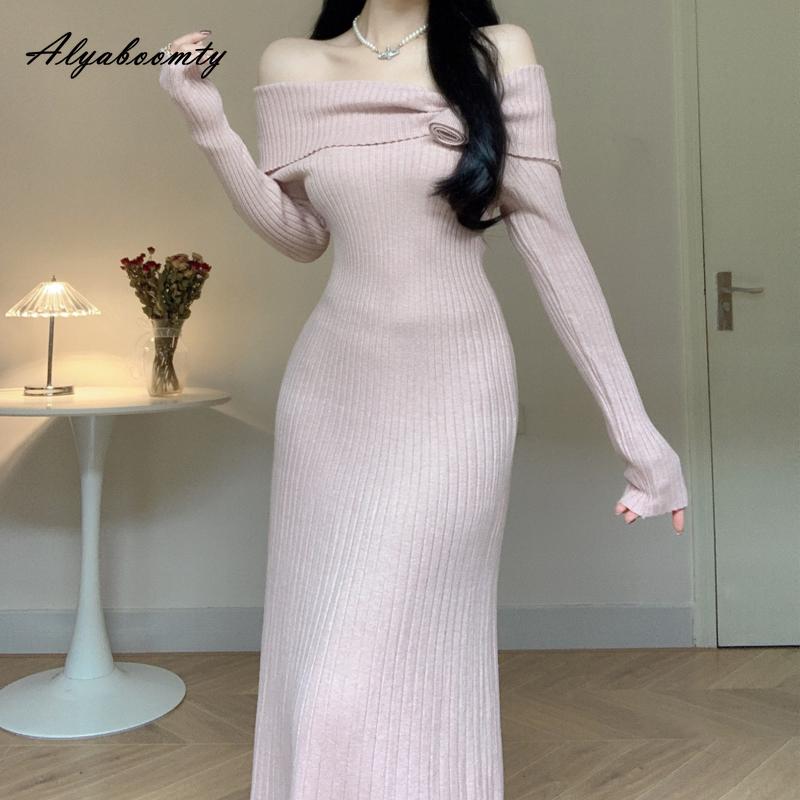 knit dress for winter Alaina Sweater Dress – Vintage Buckskin Boutique