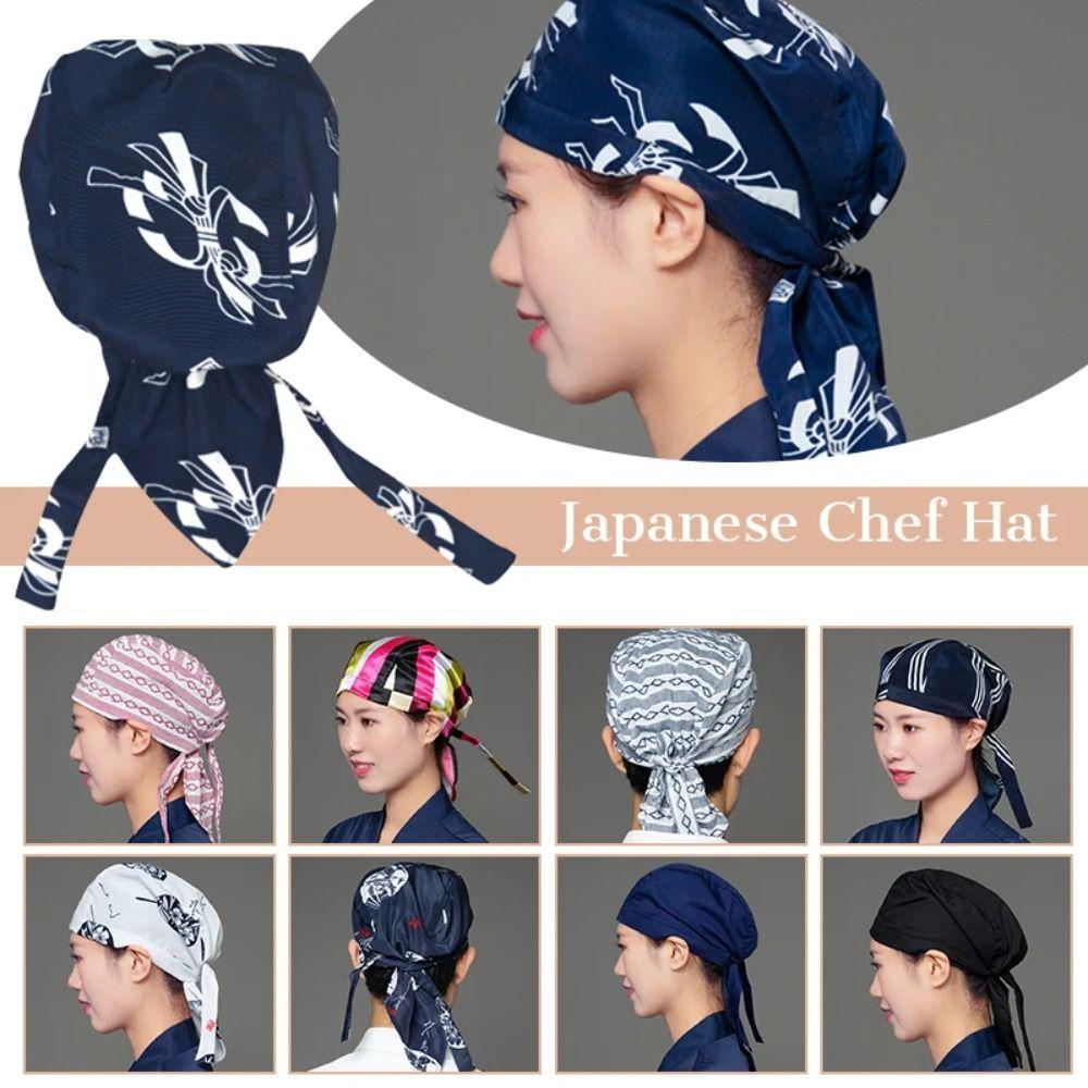 Adjustable Kitchen Work Cap Cotton Cafe Hat Catering Cooking Cap Waitress Hat  Unisex