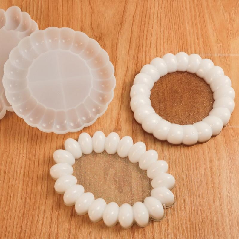 Multiple Bubble Tray Silicone Mold Coaster Casting Mould Plaster Epoxy Concrete Cement Mould Jewelry Storage Tray Decors