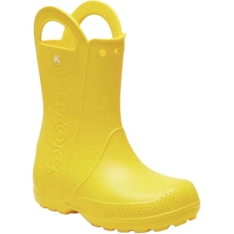 Crocs Handle It Comfortable Soft Non-Slip Durable High-Top Toddler Shoes Yellow Baby Shoes 211056-730