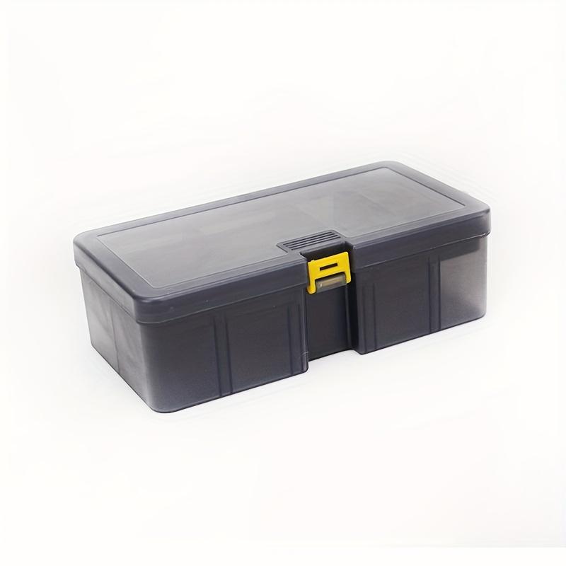 FTK 1PC Detachable Transparent Gray Double-layer Luya Box, Storage Box, Fishing Gear Box