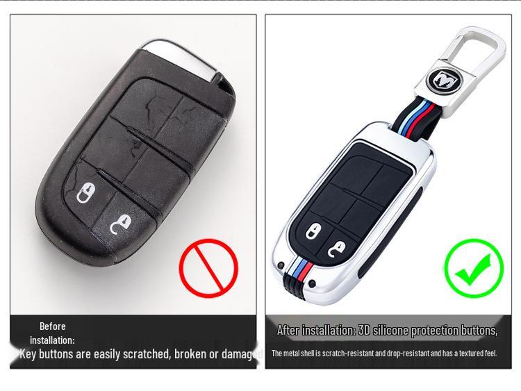 Dodge Journey Key Case Protective Shell for 2013-2016 Remote Control