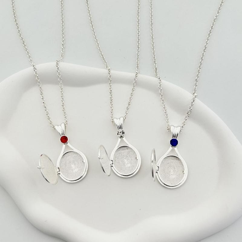 3-Color Opening and Closing Shell-shape Box Pendant Necklace Romantic Party Jewelry Fashion Clavicle Chain for Women