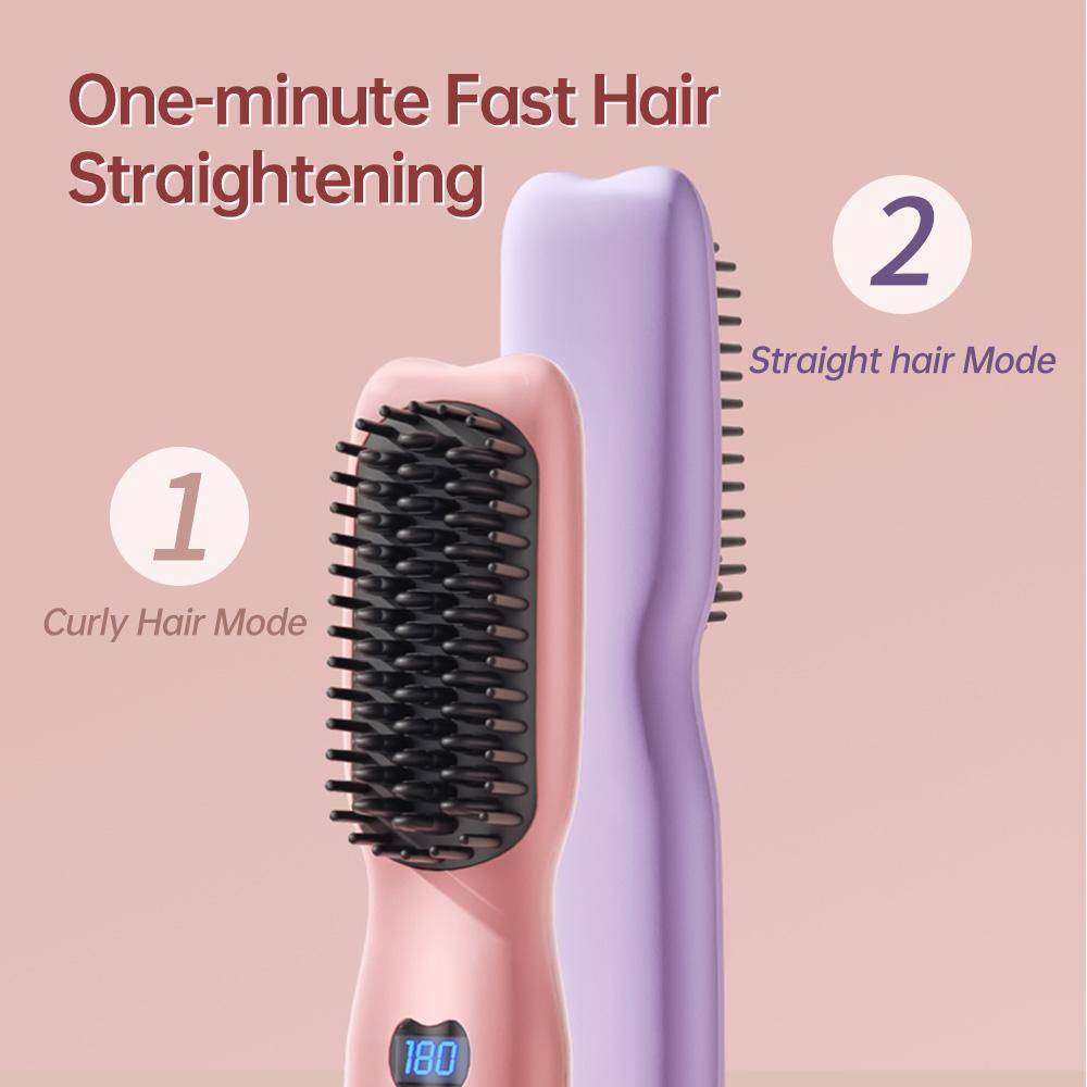 Hair Straightener Electric Combs Multifunctional Straight Comb Professional Negative Ion Anti-Scalding Hair Styling