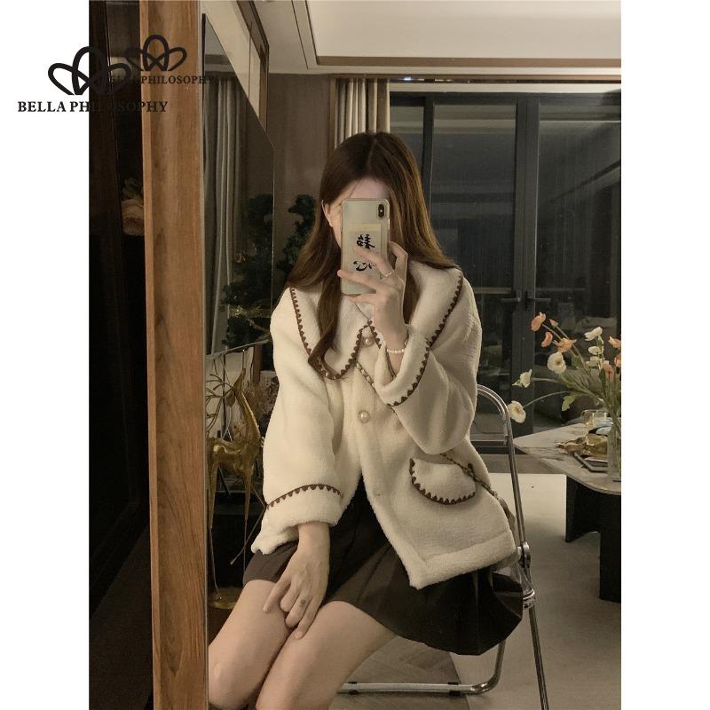 Zimowa Pogrubiona Kurtka Shaker Fleece Krótka Kurtka Futro Jagnięca Wełna Kurtka Płaszcz Wysokiej Jakości Futro Kurtka w Stylu Casual