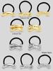 New Metal Irregular Golden Color Hair Bands Elastic Hair Scrunchies Hair Rope Headbands Women Girls Hair Accessories Gifts 2026