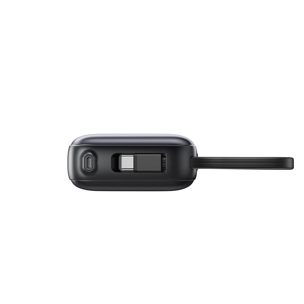 Powerbank 20000mAh 22.5W USB-C with Dual Cable - Black