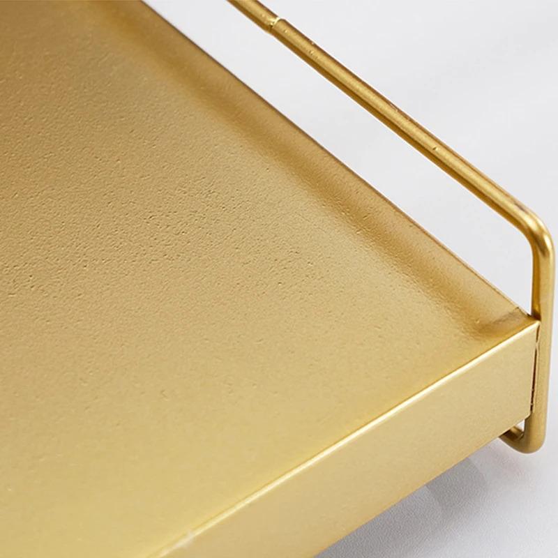 1 Nordic Style Metal Tray, Suitable for Entering Homes, Bathrooms, Living Rooms, Bedrooms, and Holiday Gifts