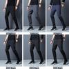 Herren Jogger im koreanischen Stil, Slim Fit, Schwarz - Frühling/Herbst Trend