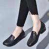 New 2025 Mid Heel Casual Women Heels Wedding Hollow Out Black Square Heel Formal Shoes Work
