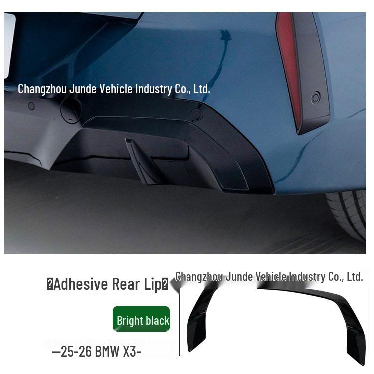 

BMW X3 (25-26) Quad Exhaust Tips Black Finish Rear Diffuser Decorative Sticker One Set