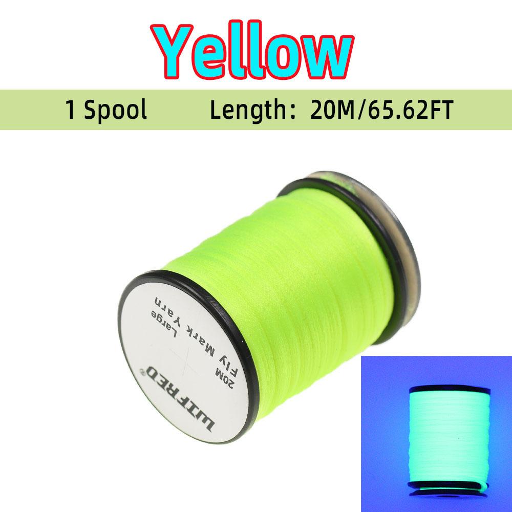 

1/6 катушек полипропиленовой пряжи Fly Mark, 6 доступных цветов, даббинг, тонкие сухие и влажные волокна для мушек, крылья для спиннинга, материалы для вязания мушек, парашюты