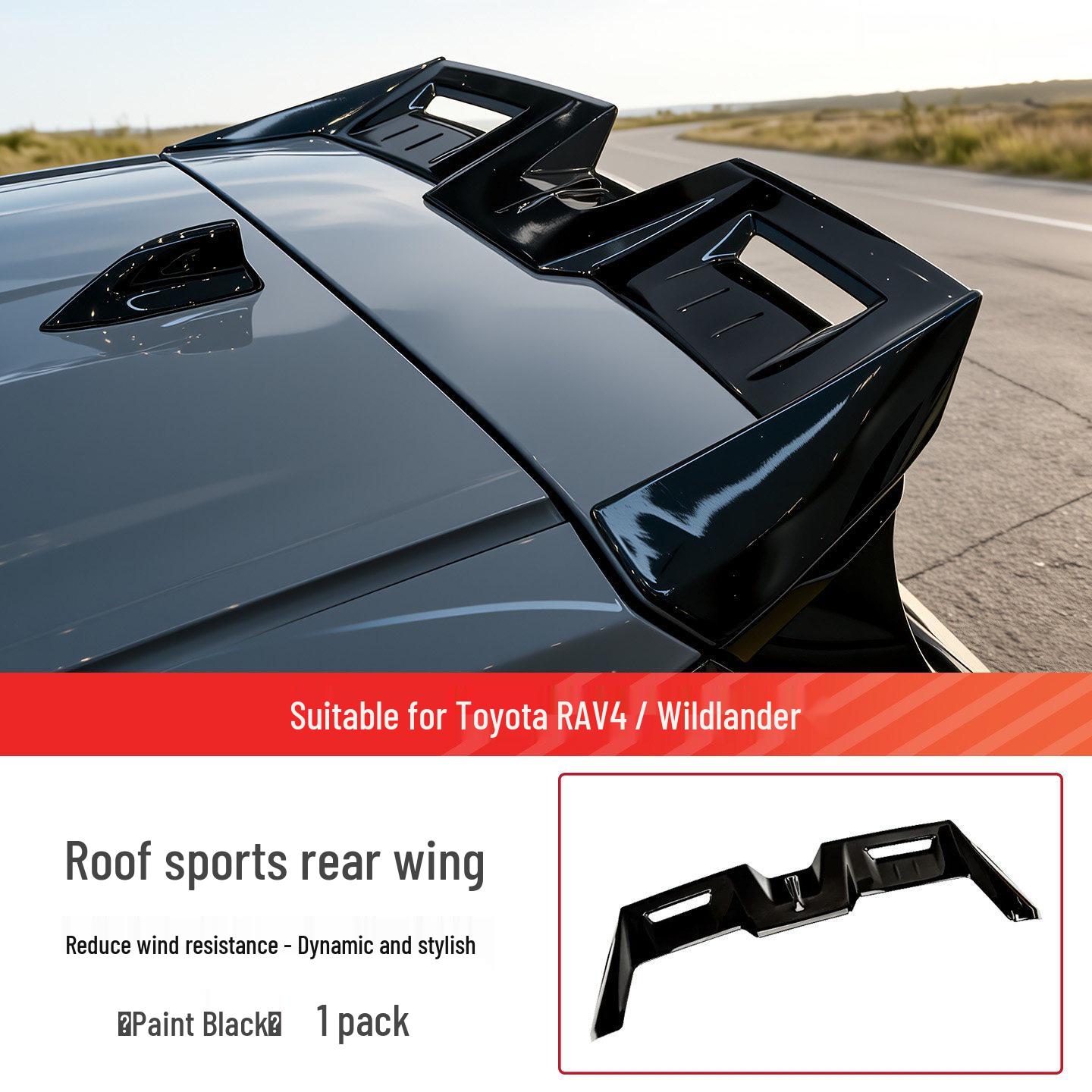 Toyota RAV4/Wildlander Rear Roof Spoiler - Car Body Modification Accessory
