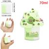 70ml   Frosch Wal Thema Anhänger DIY Butter Schleim Set - Zweifarbig Flauschiger Super Dehnbarer Schleim Knete für Kinder, Ideales Weihnachtsgeschenk