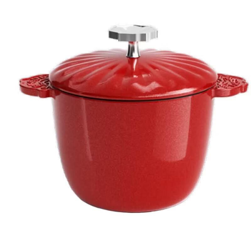 Breguet 16CM Enamel Cast Iron Pot