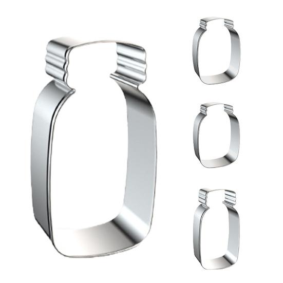 Formička na sušenky Jemná DIY Nerezová ocel Tvar lahve Vykrajovátko na pečení sušenek na párty